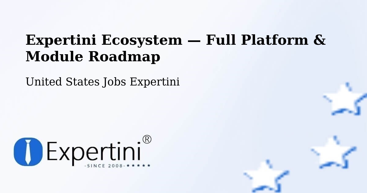 Expertini Ecosystem — Full Platform & Module Roadmap – Boardman