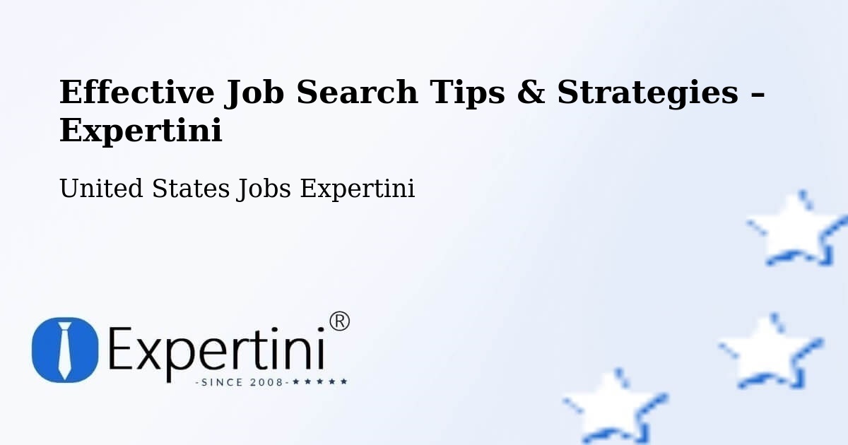 Job Search Tips & Strategies for Job Seekers – Boardman - Boardman, United States Jobs Expertini